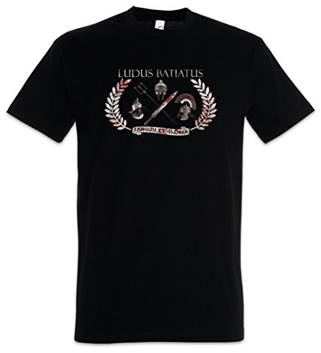 Urban Backwoods Ludus Batiatus Spartacus Camiseta De Hombre T-Shirt Negro Talla M