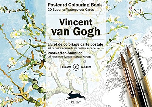 Van Gogh: Postcard Colouring Book