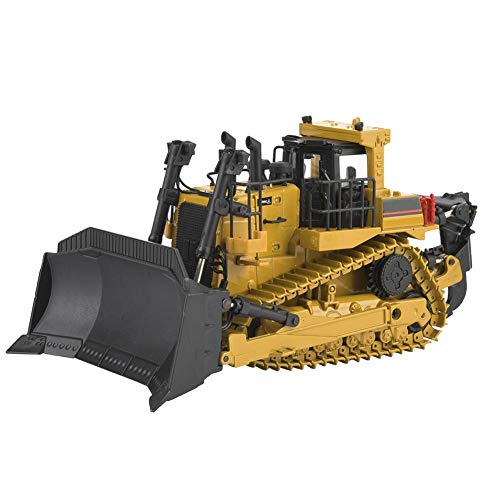 VGEBY1 Bulldozer Juguete, Huina 1700 1: 50 Metal Jumbo Bulldozer Tractor Excavadora de Camión de Ingeniería de Construcción de Vehículos de Juguete (2-TRA)
