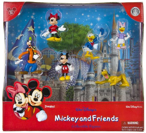 Walt Disney Mickey and Friends - Juego de figuras coleccionables (6 piezas)