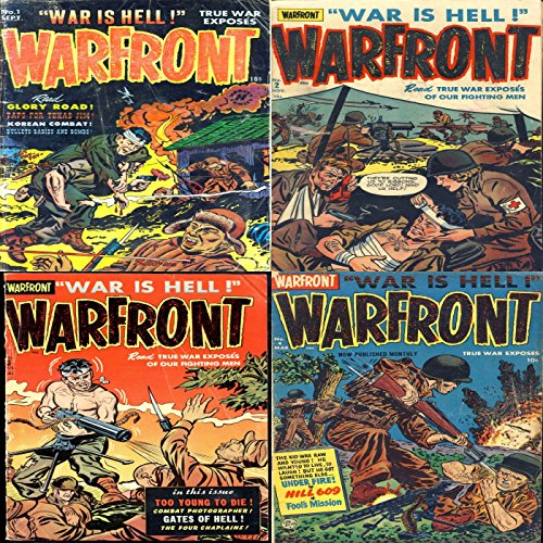 War Front. Issues 1, 2, 3 and 4. War is hell. Read true war exposes of our fighting men. Includes too young to die, glory road, korean combat, gates of ... 609 and fools mission. (English Edition)