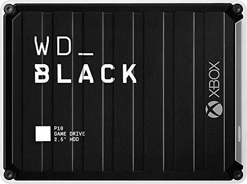 WD_BLACK P10 Game Drive para Xbox de 5 TB para llevar tu colección de juegos Xbox allí donde vayas