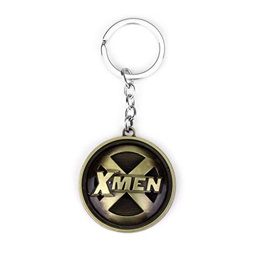 WZLDP X.Men Logotipo de aleación de Llavero de la película X-Men Llavero Escudo X.Men Colgante de Regalo-[Milagro Editorial] (Color : #1)