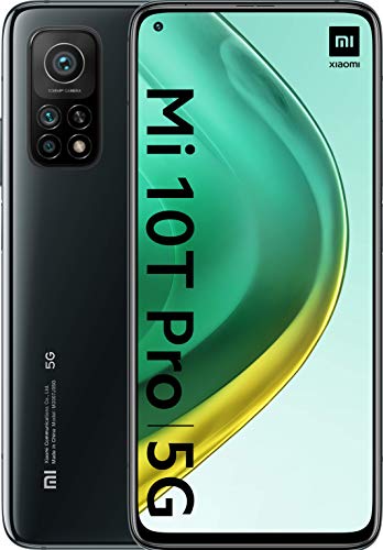 Xiaomi Mi 10T Pro (Pantalla 6.67" Fhd+ Dotdisplay, 8Gb+128Gb, Cámara de 108Mp, Snapdragon 865 5G, 5.000Mah Comcarga 33W) Negro [Versión Española]