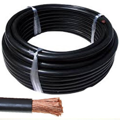 10 metros Cable de arranque H07V-K 10mm2 de sección color Negro