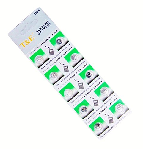 10 x 1.55V Button Coin Cell Watch Battery Batteries AG4 LR66 LR626 377 CR626SW