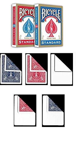 2 barajas de cartas Bicycle Standard Index + 5 cartas gaff