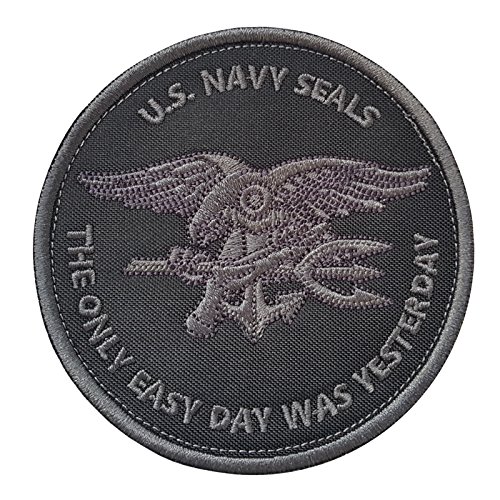 2AFTER1 ACU Subdued US Navy Seals The Only Easy Day Was Yesterday SOCOM DEVGRU Hook&Loop Patch