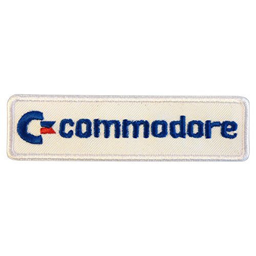2AFTER1 Commodore Vintage Retro Games Computer Amiga C64 Logo Embroidered Sew Iron on Patch