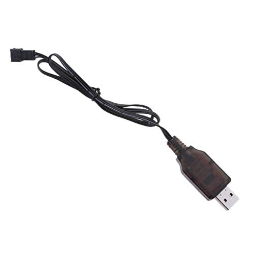 6.4V USB Conector a SM-3P Enchufe Cable de Cargador de Batería de Litio para RC Drone Avión Abejón