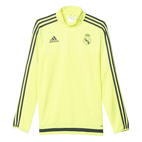 adidas Real Madrid CF TRG Top - Camiseta, Color Amarillo/Gris, Talla S