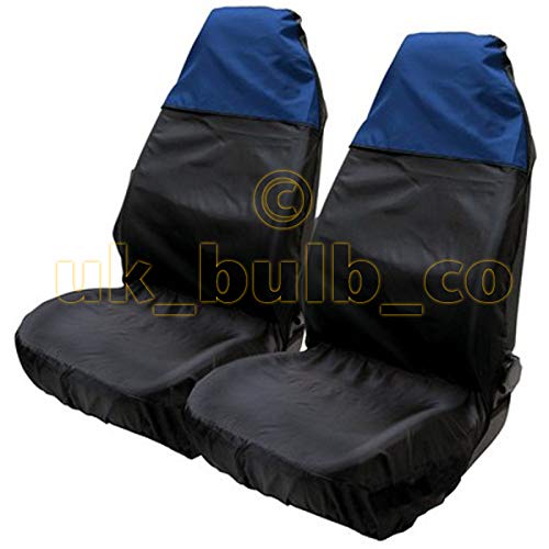 ASC-Protector de asiento de nailon Resistente al agua, color azul y negro