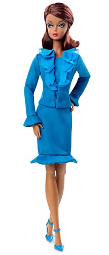 Barbie - Muñeca Fashion, Color Azul (Mattel DGW57)