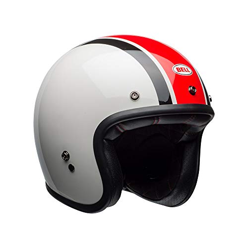 BELL Helmet custom 500 dlx special edition ace cafe stadium white/red/black s