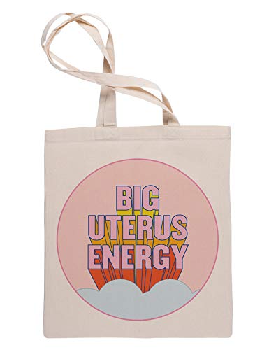 Big Uterus Energy Bolsa Fe Compras Reutilizable Reusable Tote Shopping Bag