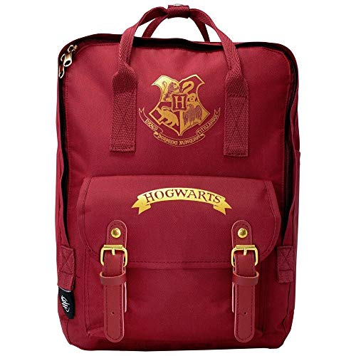 Blue Sky Studios Harry Potter Hogwarts - Mochila escolar unisex para niños y niñas, mochila de lona para camping - Espaciosa bolsa para portátil