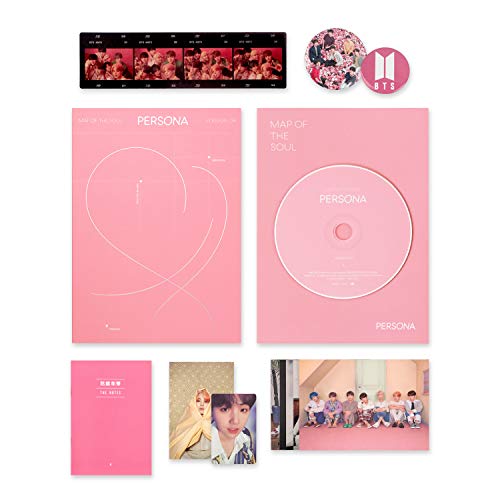 BTS Album - MAP OF SOUL : PERSONA [ 4 Ver. ] CD + Photobook + Mini Book + Photocard + Postcard + Photo Film + FREE GIFT
