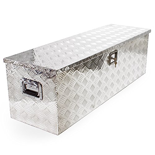 Caja para Herramientas aluminio metal grande Almacenaje Transporte tool box