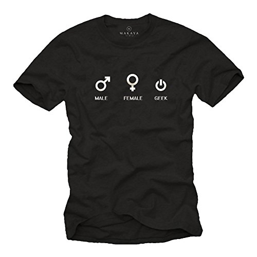 Camisetas Negras Videojuegos Homme- Male - Female - Geek - Talla L