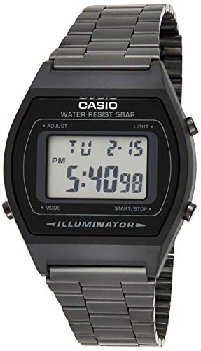 Casio Collection B640WB-1AEF, Reloj con LED Luz para Hombre, Negro/Gris