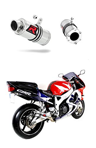 CBR 900 RR Fireblade Escape Moto Deportivo GP I Silenciador Dominator Exhaust Racing Bolt-on 1996 1997 1998 1999