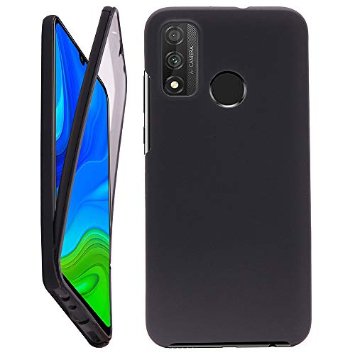 CEKA TECH - Carcasa para Huawei P Smart 2020, protección integral delantera + trasera rígida, funda táctil 360 grados, antigolpes, transparente para Huawei P Smart 2020 (6,21 pulgadas), color negro