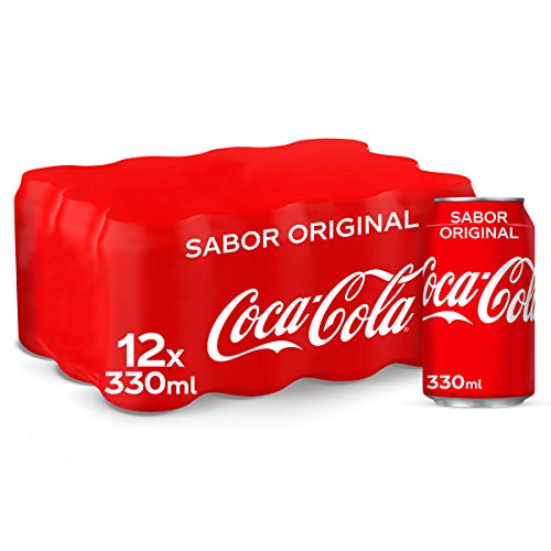 Coca-Cola Sabor Original - Refresco de cola - Pack 12 latas 330 ml