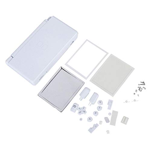 Cocosity Kit de reemplazo de la máquina de Juego, Carcasa de la máquina de Juego, fácil instalación Durable, precisa, Compatible con Nintendo DS Lite(White)
