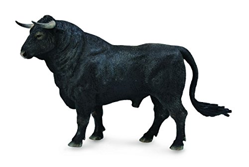 Collecta- Figura de toro de lidia español, Color zaino, L (DeQUBE TRADING S.L. 90188803) , color/modelo surtido