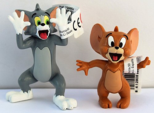 Comansi playset Tom y Jerry riendo - tamaño aproximado 5.5 - 7.0 cm