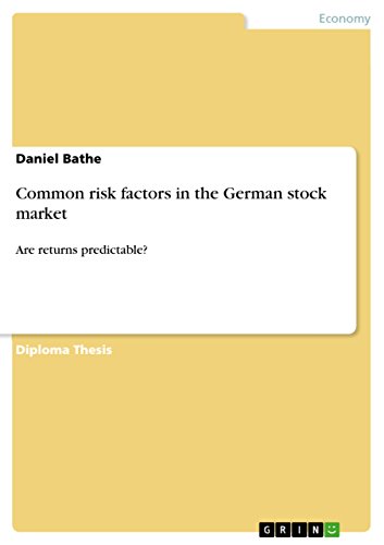 Common risk factors in the German stock market: Are returns predictable? (English Edition)