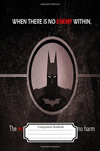 Composition Notebook:Batman Vol.17 Cartoon Movie Journal/Notebook Blank Lined Ruled 6x9 120 Pages