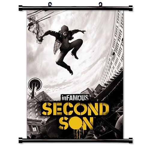 Daaint baby Infamous: Second Son Game Fabric Wall Scroll Poster (16x23) Inches