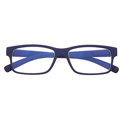 DIDINSKY Gafas de Presbicia con Filtro Anti Luz Azul para Ordenador. Gafas Graduadas de Lectura para Hombre y Mujer con Cristales Anti-reflejantes. Indigo 0.0 – THYSSEN
