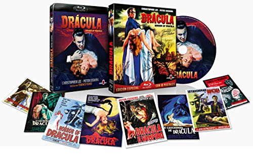 Drácula 1958 The Horror of Dracula BD nueva edición con Funda y 8 Postales. Edición Limitada y Numerada [Blu-ray]