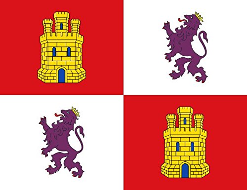 Durabol Grand Bandera de Castilla y Leon 150 * 90 cm Satén