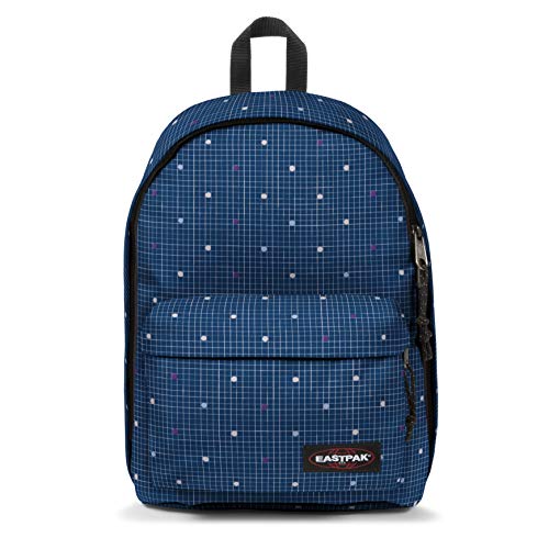 Eastpak out of Office Mochila Tipo Casual, 44 cm, 27 Liters, Azul (Little Grid)