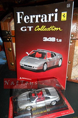 EDICOLA Ferrari GT Collection 348 TS +fas.33 Modellino Die Cast 1:43 Model Compatible con