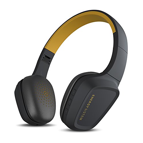 Energy Sistem Headphones 3 Bluetooth (Auriculares inalambricos,Buetooth 4.1, Control de reproducción, Sistema de rotación adaptativa, batería Recargable, Micrófono) - Yellow
