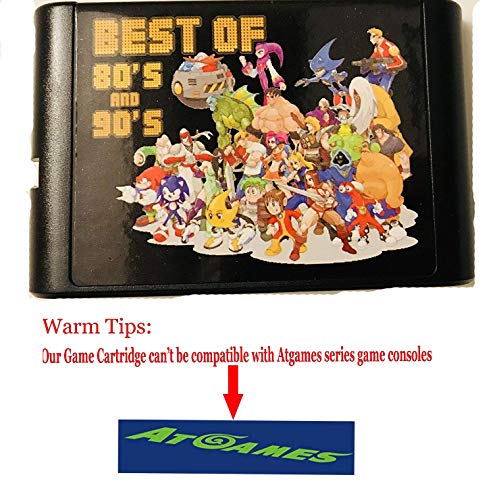 Entrega gratis Tarjeta de juego 196 en 1 cartucho de juego de 16 bits para Sega Mega Drive Genesis