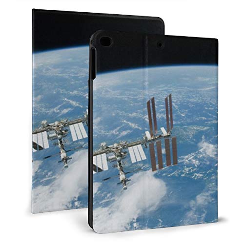 Esa Europe Space ISS Seen From Space Shuttle - Funda compatible con iPad mini 2017 iPad air1 de 2018, muy protectora, muy fina, con función atril y funda para dormir/despertar
