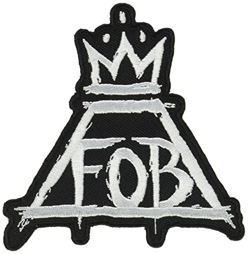 Fall Out Boy Crown, Officially Licensed Artwork, Iron-On/Sew-On, Embroidered PATCH PARCHE