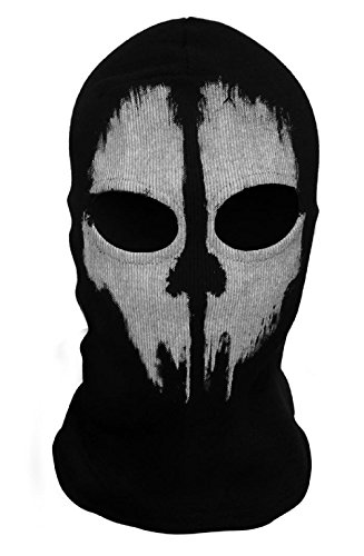 Fantasmas Capuchas Cabeza Esqueleto del Cráneo Máscara Pasamontañas