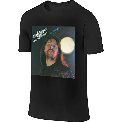 fenrris65 Bob Seger & The Silver Bullet Band Night Moves Band Men's Cotton Short-Sleeved T-Shirt 4XL