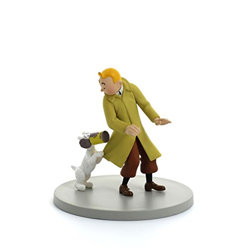 Figura / Cofre Tintín y Milú con la lata de cangrejo Moulinsart 43112 (2011)