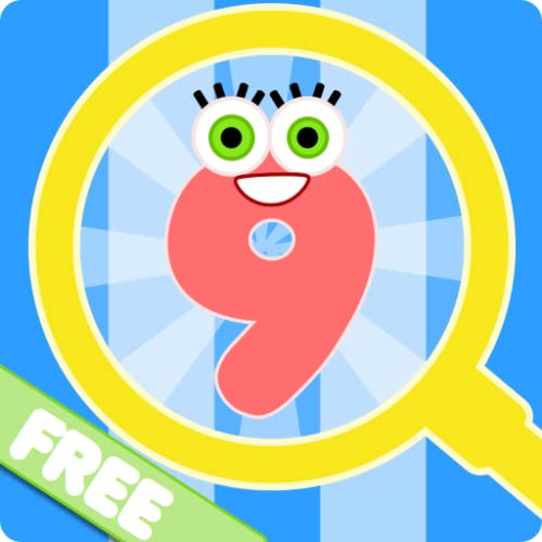 Find The Hidden Numbers - A Free Fun 0-9 Number Learning Game for Toddlers and Young Children in Kindergarten and Preschool