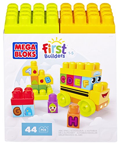 First Builders - Mega Box Autobús A,B,C, Juego de construcción (Mega Brands 81254)