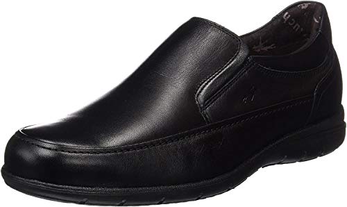 Fluchos- retail ES Spain 8499, Zapatos sin Cordones Hombre, Negro (Black), 45 EU