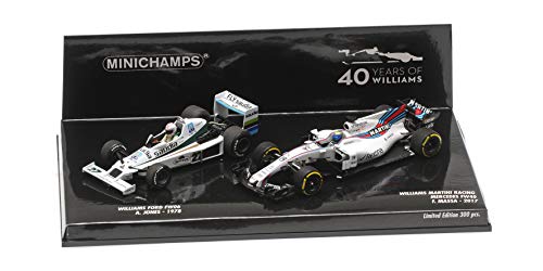 Formule 1 2-Car Set Williams F1 40th Anniversary - 1:43 - Minichamps