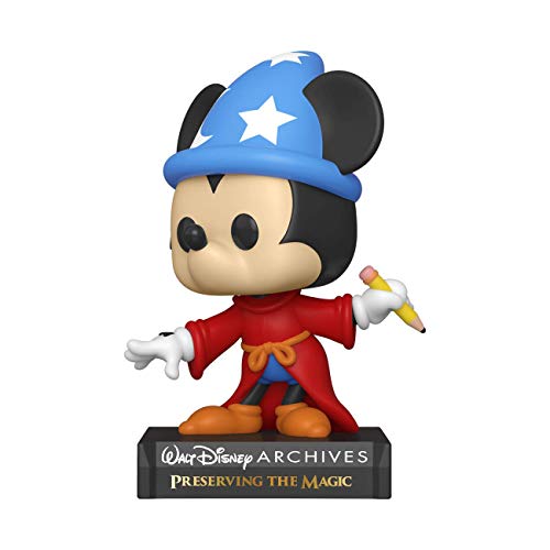 Funko- Pop Disney: Archives-Apprentice Mickey Figura Coleccionable, Multicolor (49891)